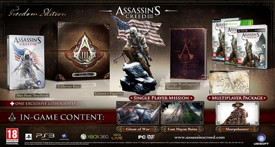 Assassin's Creed III collectors edition hot