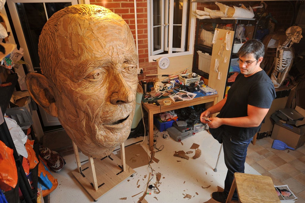 James Lake's sculptural head will feature in new Glyndebourne opera, 'Gold Run'
