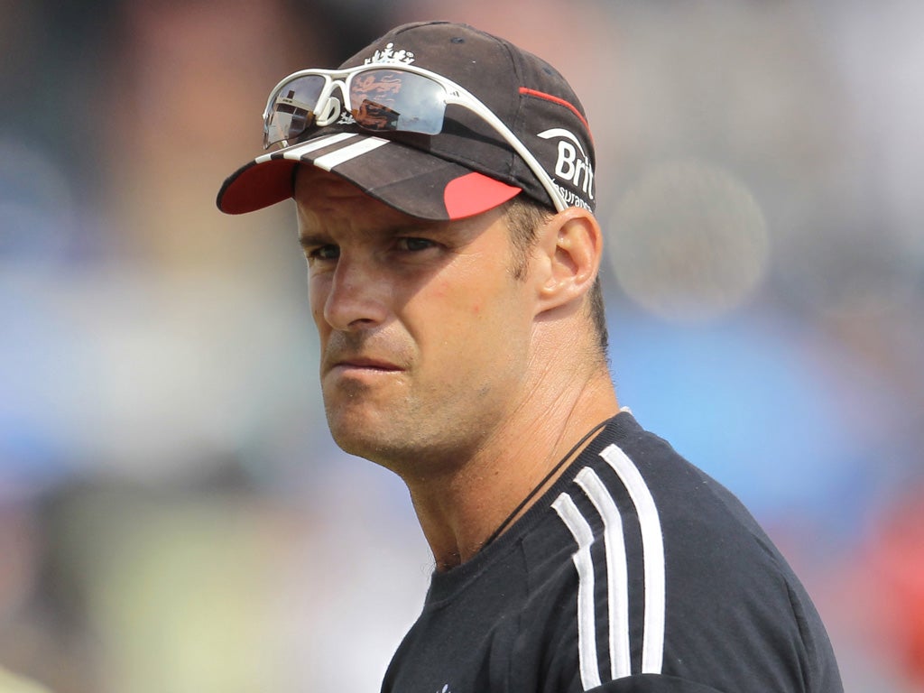 England captain Andrew Strauss: 'I feel in good form but
I haven't performed well enough'