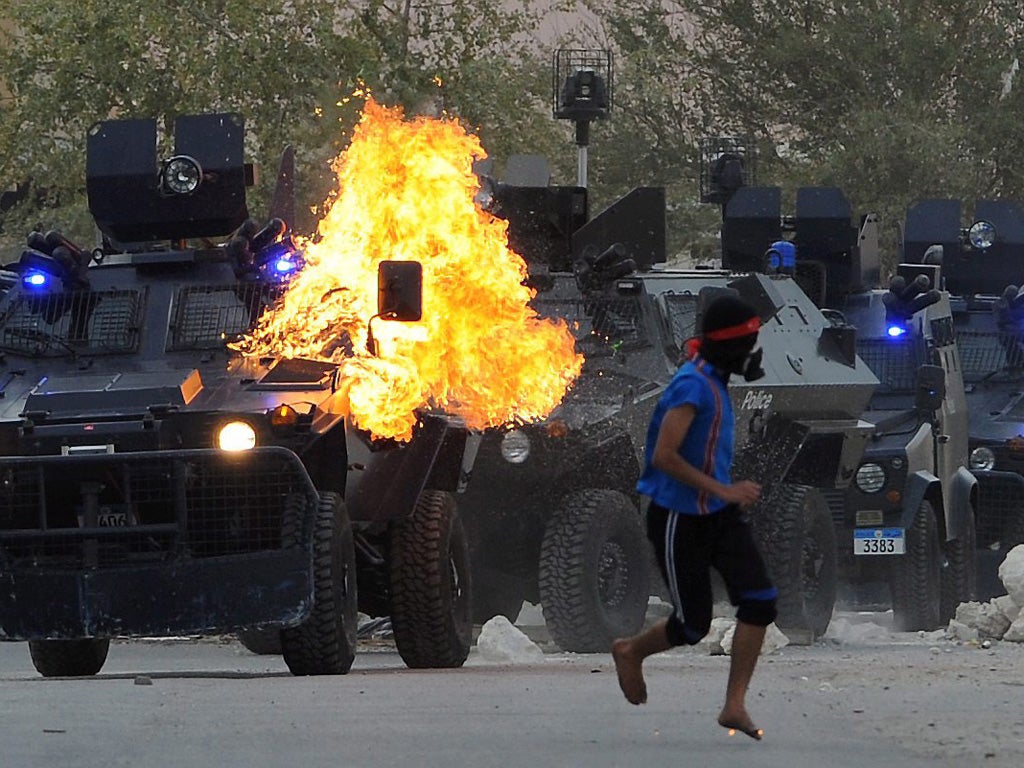 At the height of unrest in Bahrain, the British Government said it would review arms exports to the country