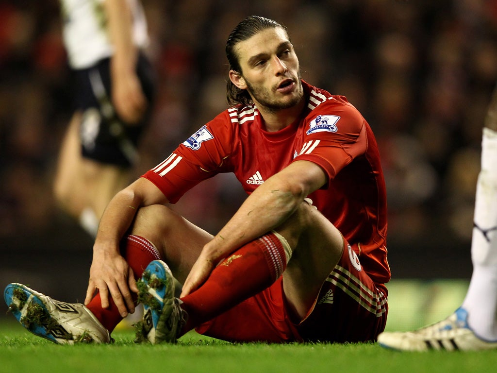 Andy Carroll returns to St James' Park with Liverpool on Sunday