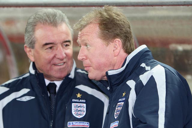 Terry Venables during his role as Steve McClaren's No 2 in 2007
