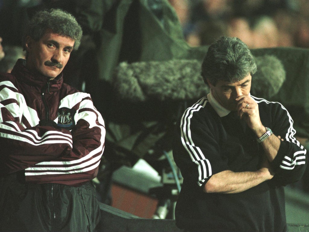 Newcastle's Terry McDermott and Kevin Keegan feel the pain in throwing away a 12-point lead