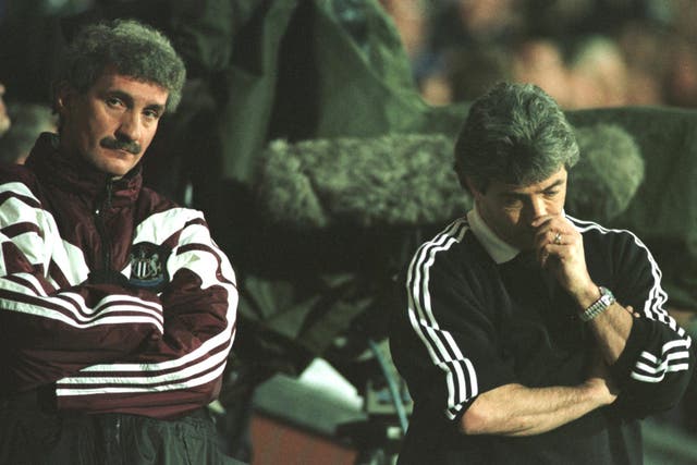 Newcastle's Terry McDermott and Kevin Keegan feel the pain in throwing away a 12-point lead