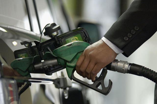 Filling up: Britain's fuel price freeze will remain in place for the ninth year in a row