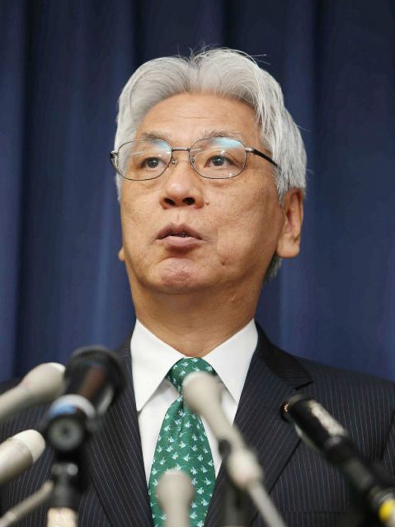 Japanese Justice Minister Toshio Ogawa announced that three executions were carried out for three multiple murderers in Japan during a press conference at his office
