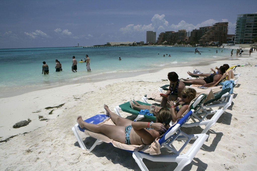 Sun screen: US authorities now vet travel from the UK to Mexico