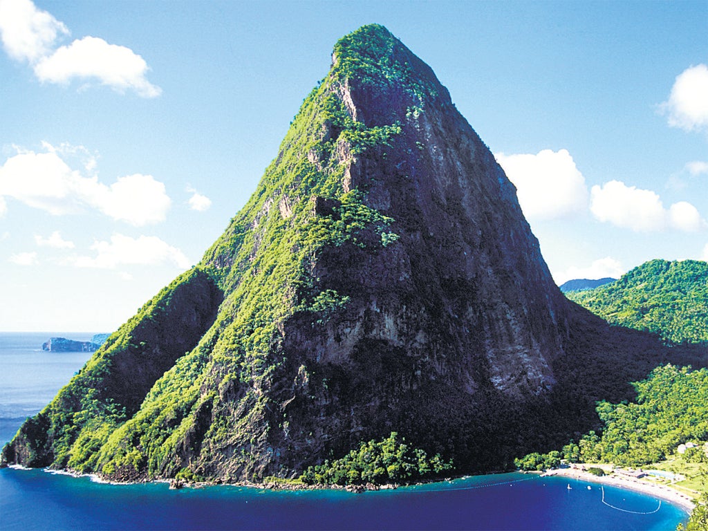 Cutting edge: Gros Piton, one of the tooth-shaped peaks that tower over the south-west of Saint Lucia