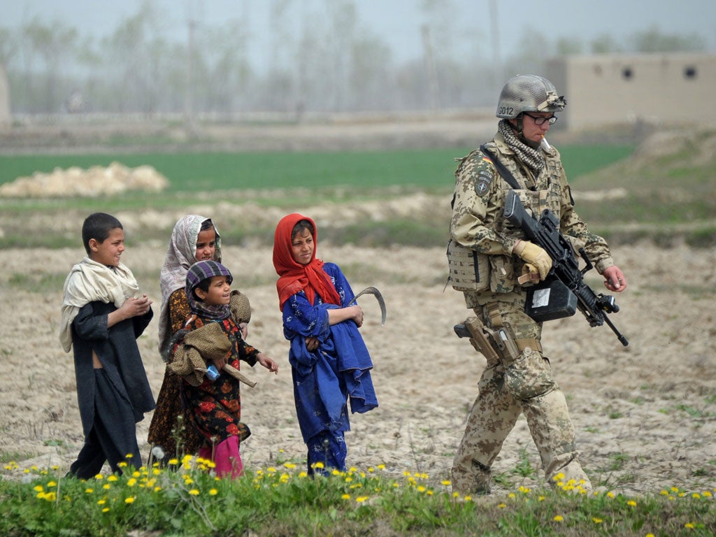 What happens to Afghan women and children when Western troops leave?