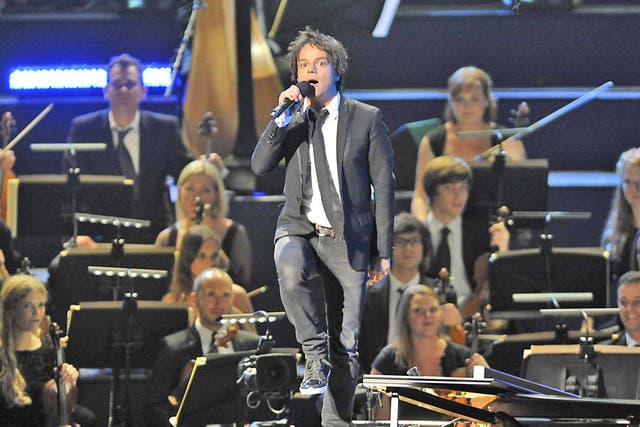 Jamie Cullum seems to like the sound of his own voice