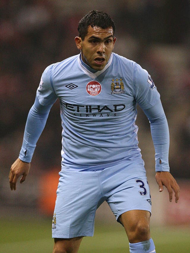 Mancini on Tevez: 'He is a City player and we want to recover him and maybe he can help us in the last six or seven games'