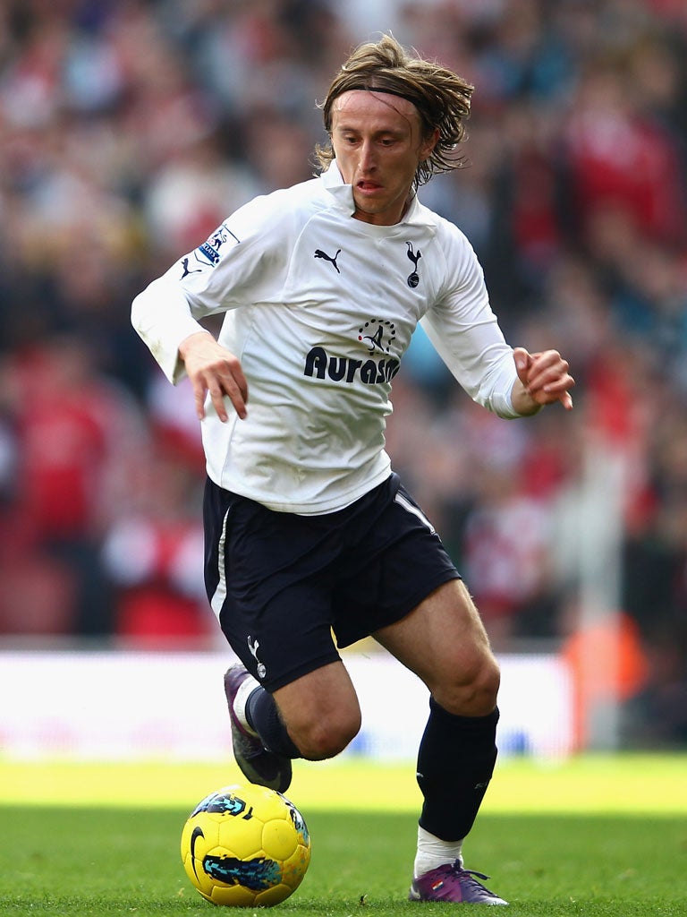 Roberto Mancini has expressed an interest in Spurs' Luka Modric