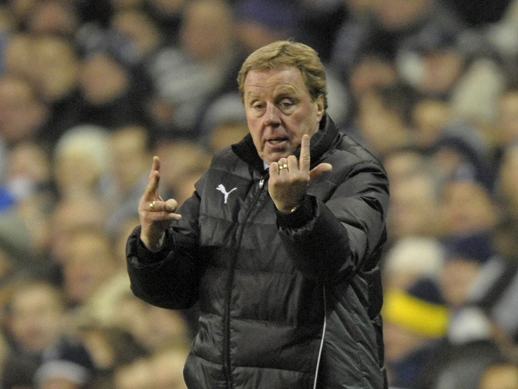 Harry Redknapp believes that the example set by Barcelona is raising the standard of football in the Premier League