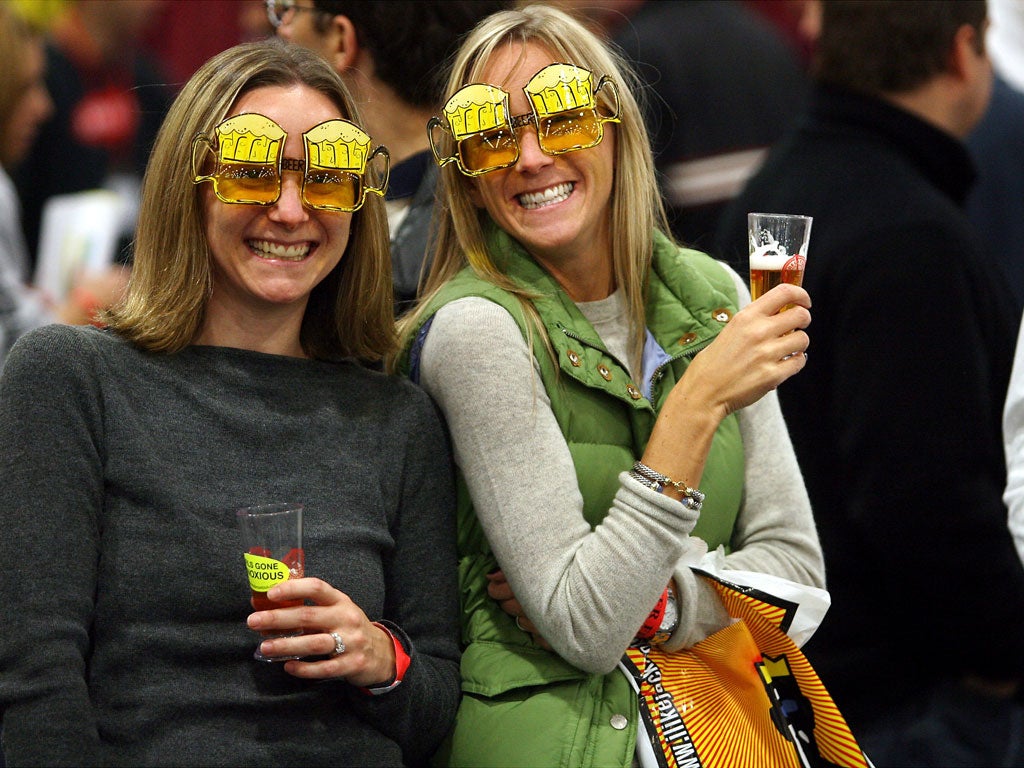 Mine's a double: US beer festival-goers have fun raising their glasses