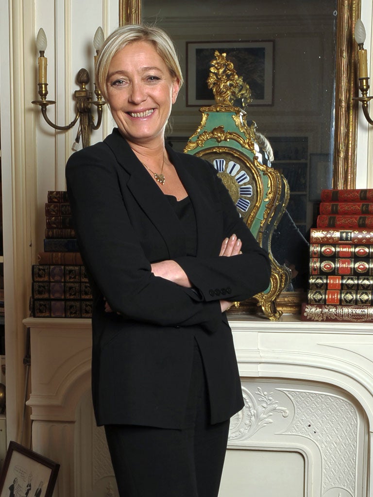 Supporters of the far-right National Front led by Marine Le Pen (pictured) are the most sexually active voters in France
