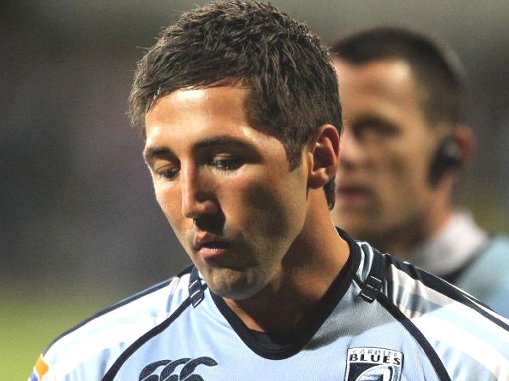 Gavin Henson played for Cardiff against Glasgow Warriors on Friday
