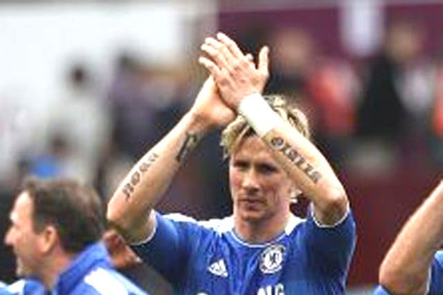 Fernando Torres is clap happy