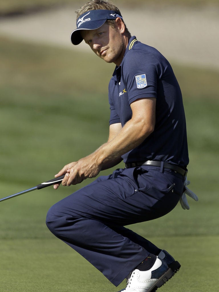 Luke Donald’s putting has been his strength on the PGA Tour