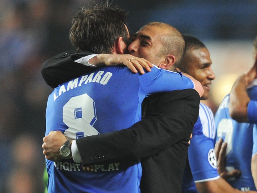 Frank Lampard’s relationship with Roberto Di Matteo is a good one