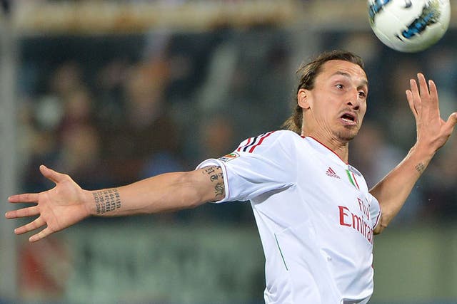 Zlatan Ibrahimovic: The Swedish striker will be eager to
prove himself against his former club