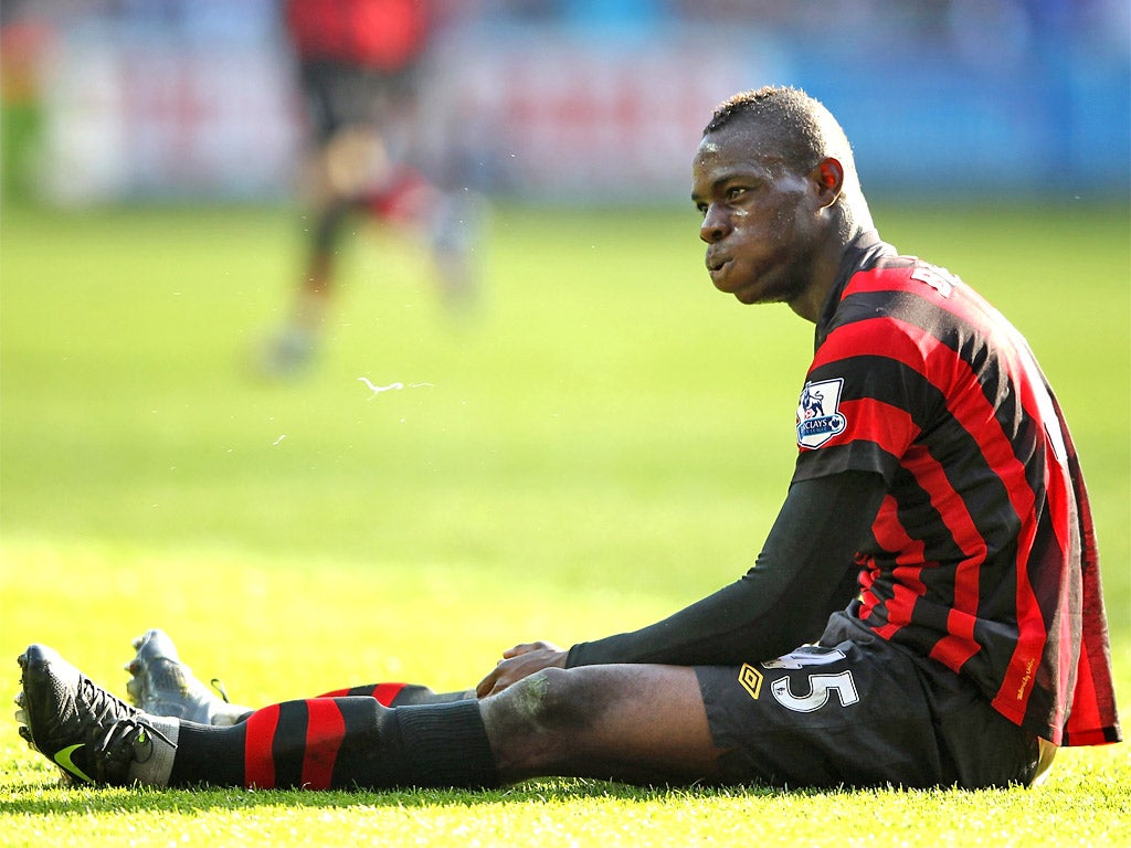 Mario Balotelli has not scored an away league goal since the loss at Chelsea on 12 December