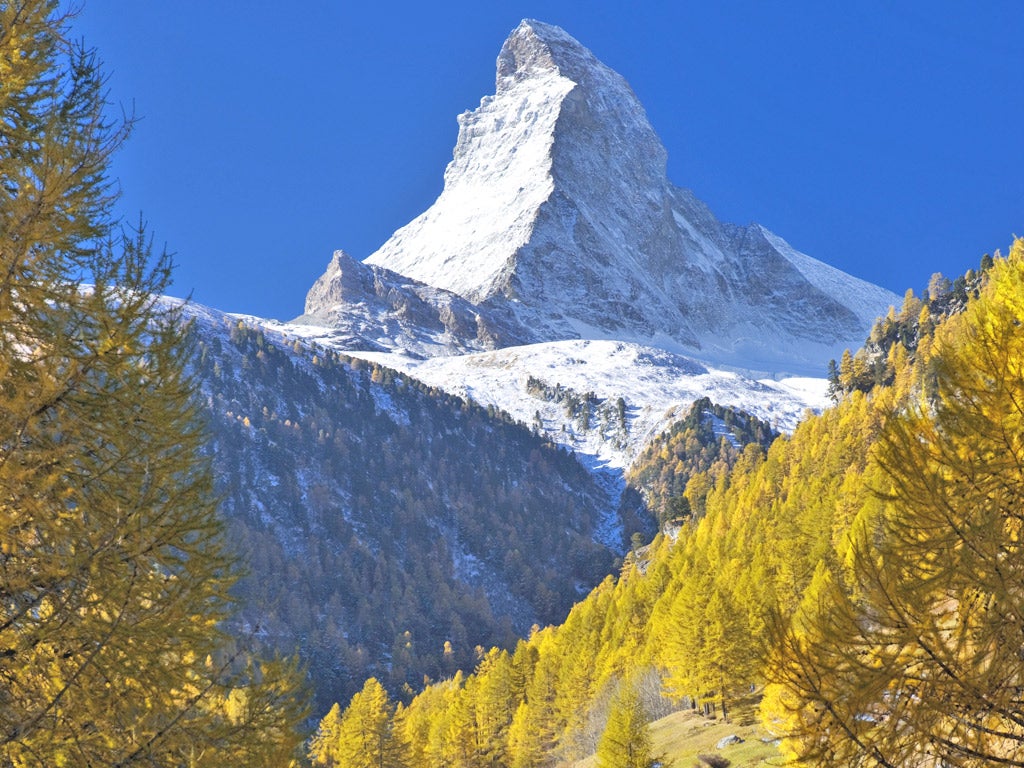 Icy crevices on the Matterhorn are creating more rockfalls