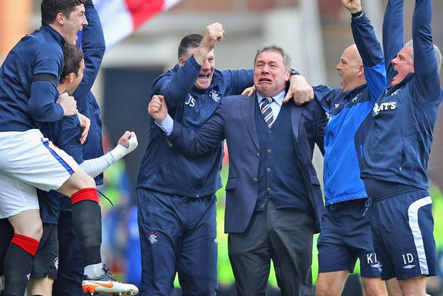 Ally McCoist, the Rangers manager, has kept the club going during a turbulent few months