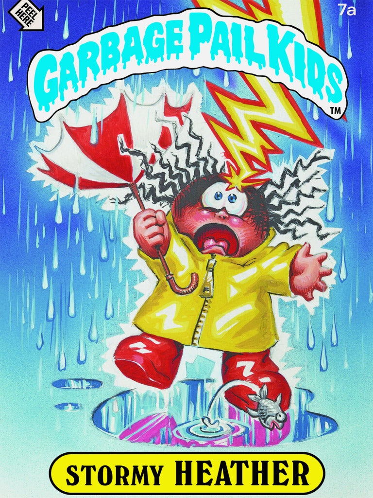 The Garbage Pail Kids were a parodic response to the Cabbage Patch Kids