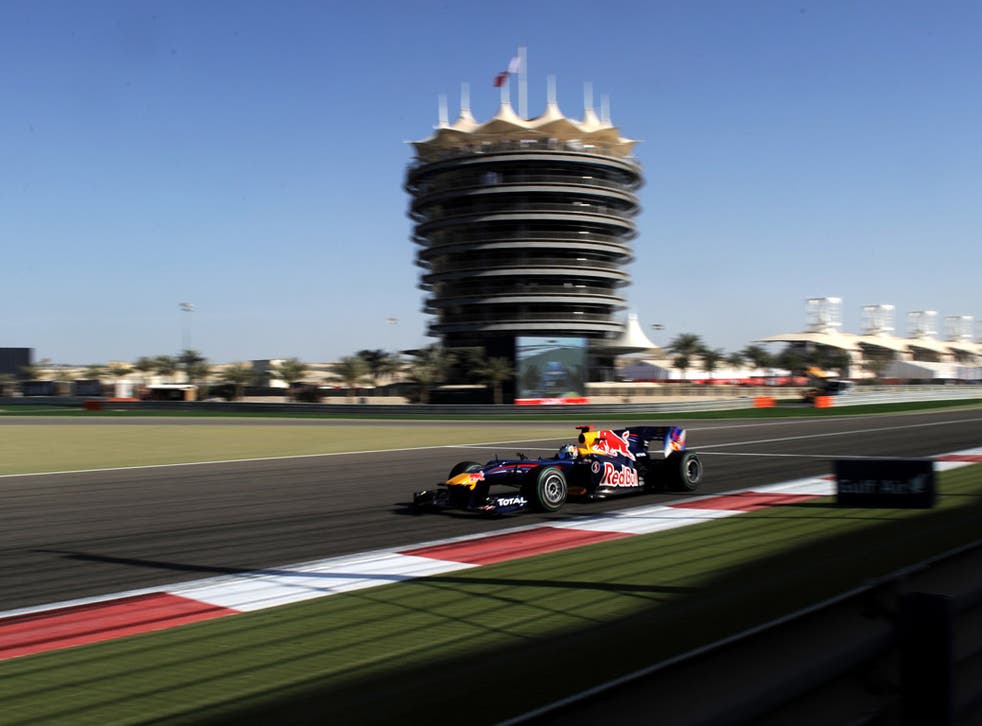 The Bahrain Formula One Grand Prix was last held in 2010