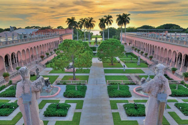 Extravagant: The Ringling Estate consists of a 66-acre spread of gardens, plus an 18th-century theatre, two circus museums and a museum of art