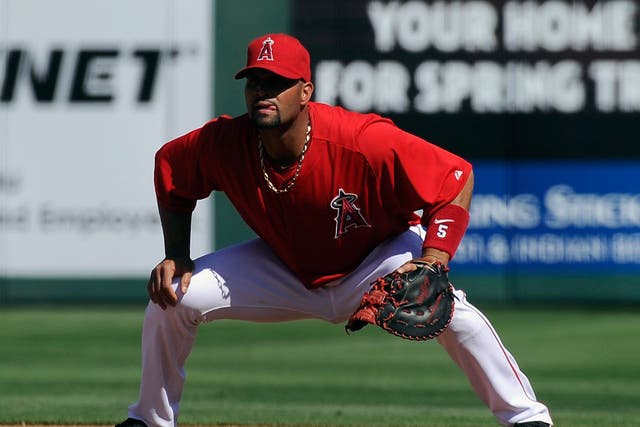 Albert Pujols left the St Louis Cardinals last December and signed for the Los Angeles Angels