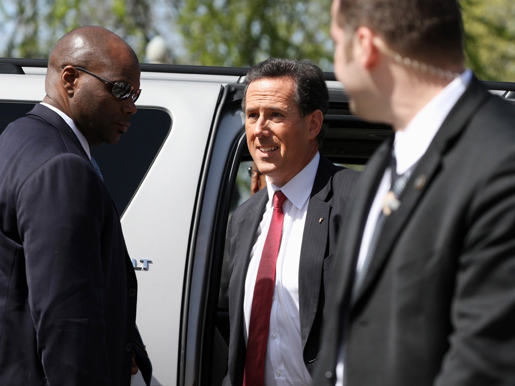 Plans to keep Rick Santorum competitive have been discussed