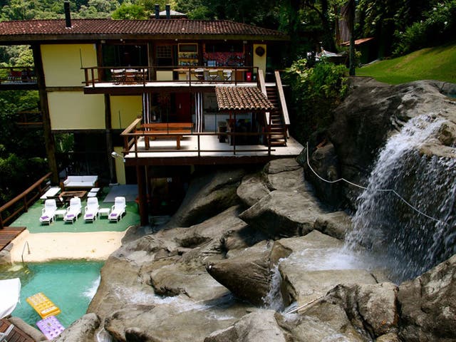 Tuakaza's pool is perfect for cooling off in