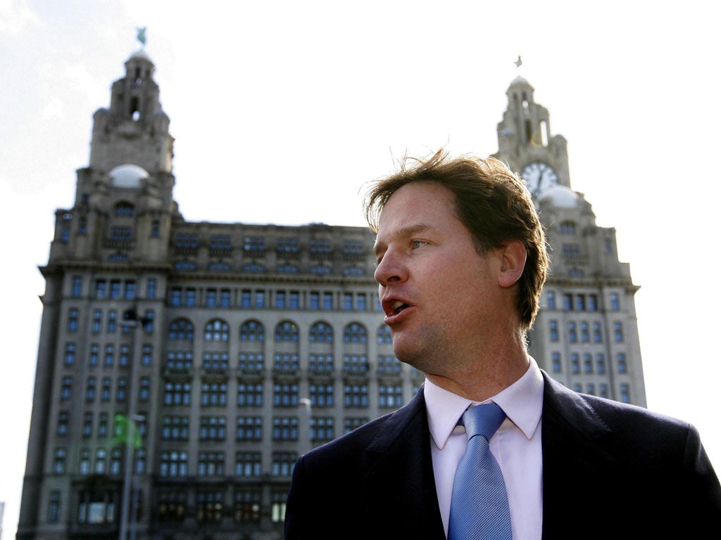 Activists are unhappy with Nick Clegg's record in government