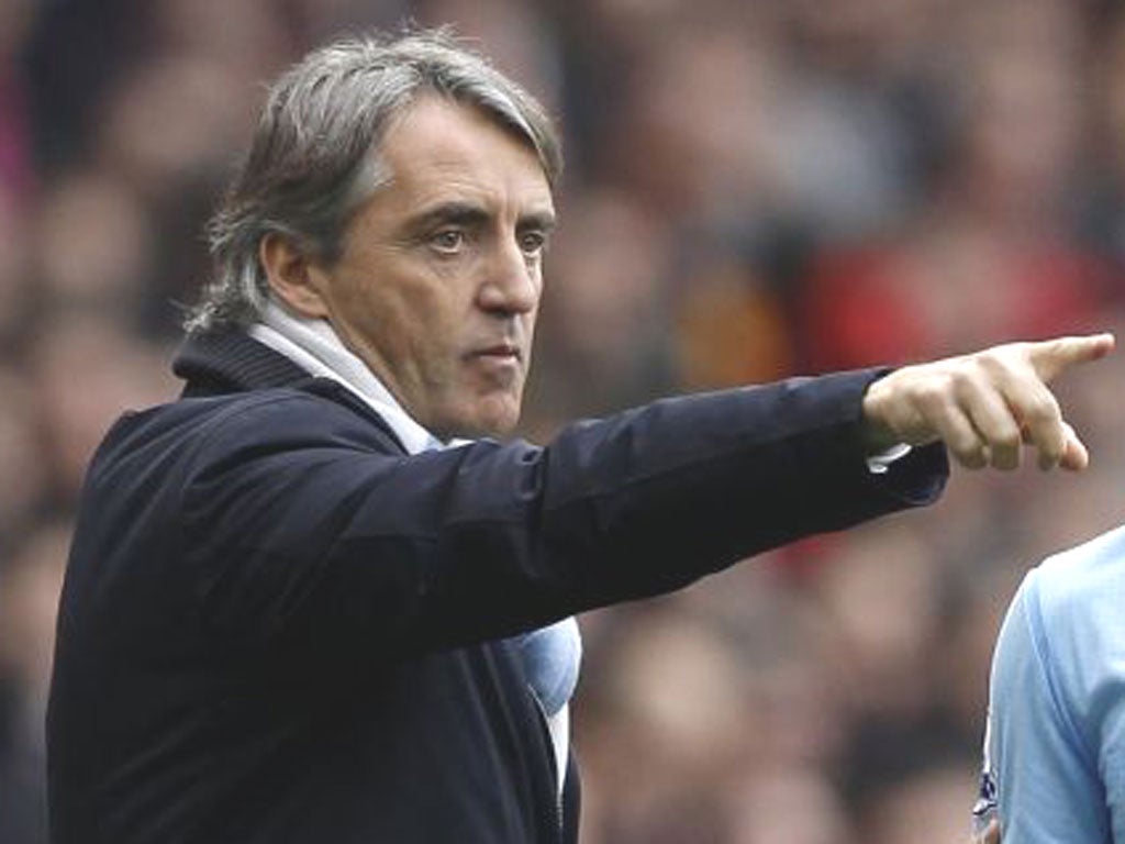 ‘I hope Mario can understand he’s in a bad way,’ said Roberto Mancini