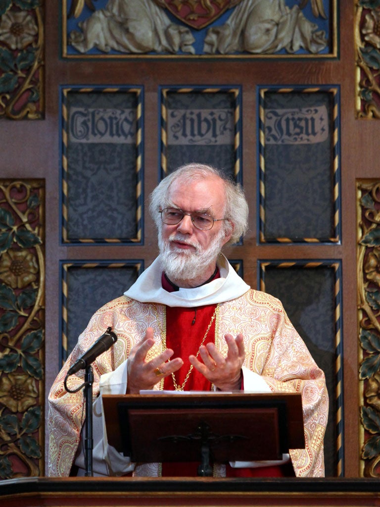Dr Rowan Williams gives his Easter sermon at Canterbury
