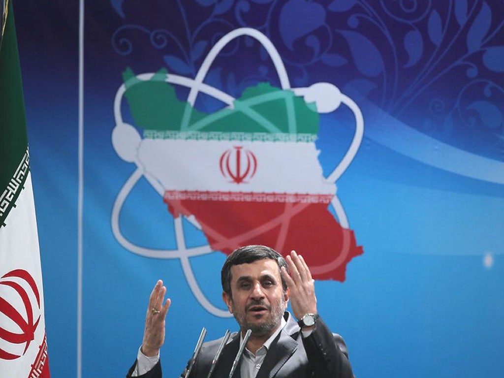 President Ahmadinejad denies building weapons