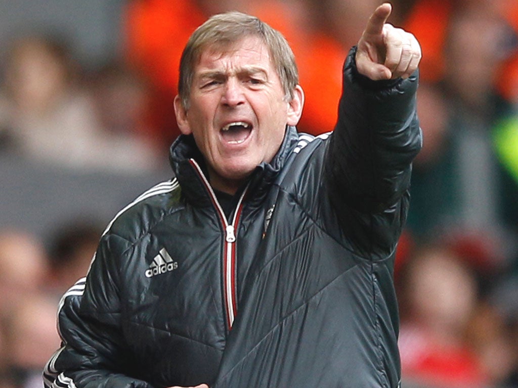 KENNY DALGLISH: The Liverpool manager thinks his team have been the victims of injustice
