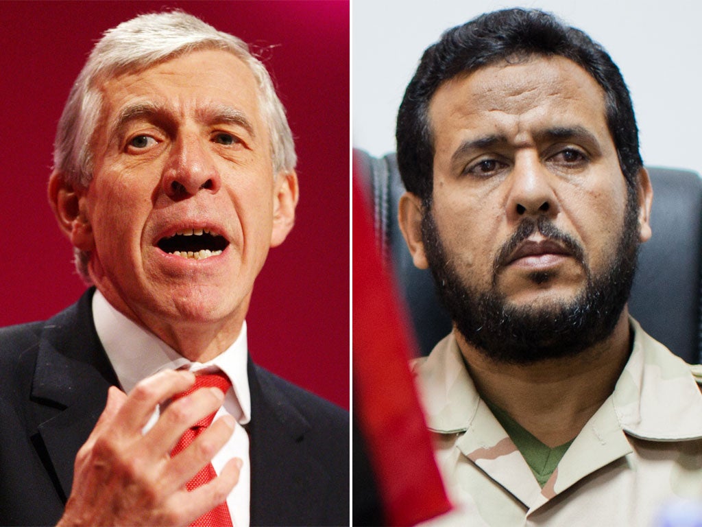 Abdel Hakim Belhaj is taking legal action against Jack Straw