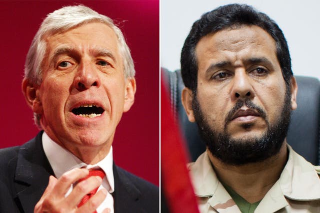 Jack Straw has denied complicity in the rendition of Abdelhakim Belhaj