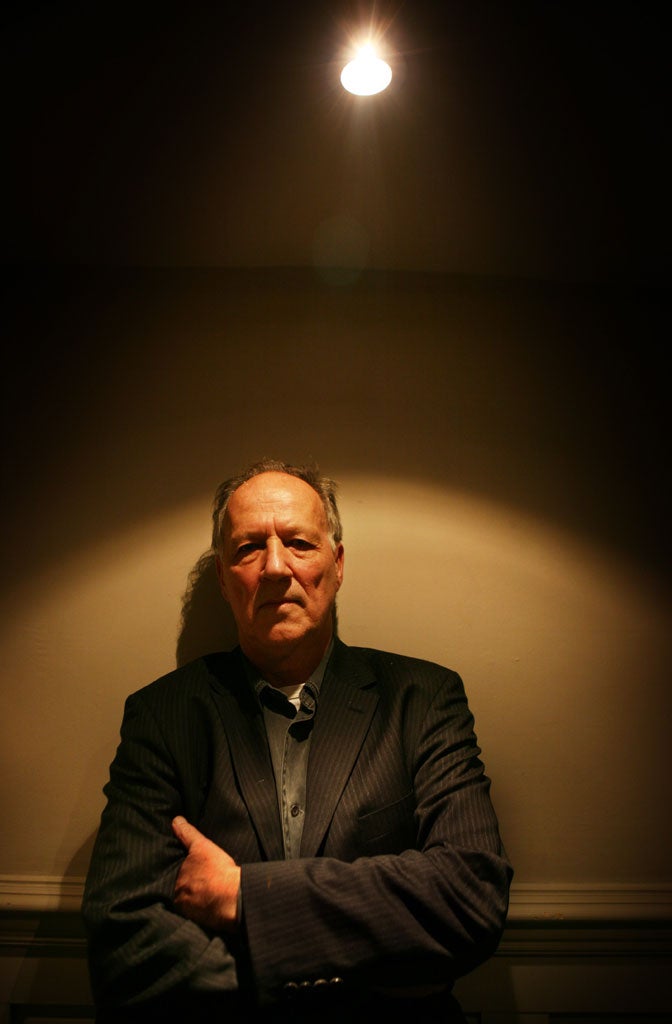 Herzog says: 'Films come at me like burglars in the night. I have no idea who will next be in my kitchen at 3am'