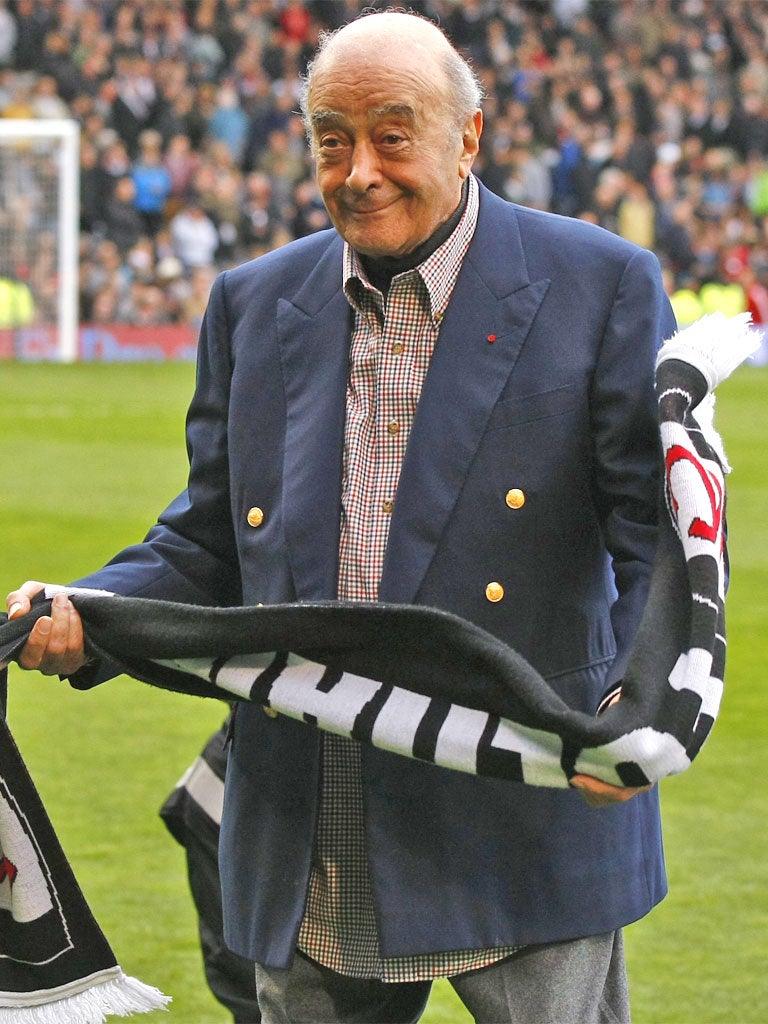 Mohamed Al-Fayed: 'Referees are too easily influenced by the more powerful clubs'