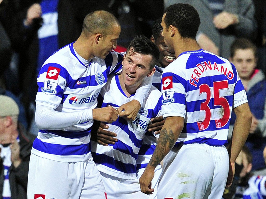 Joey Barton was first on the scoresheet for QPR