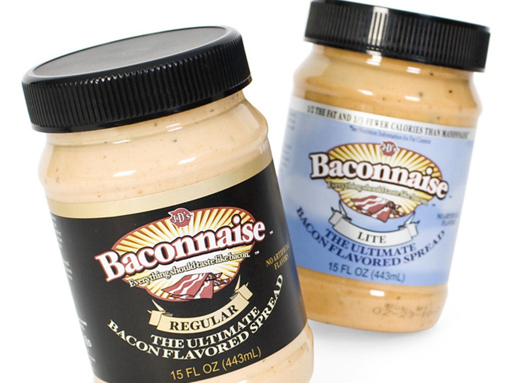 Justin Esch and Dave Lefkow multi-purpose condiment, Baconnaise