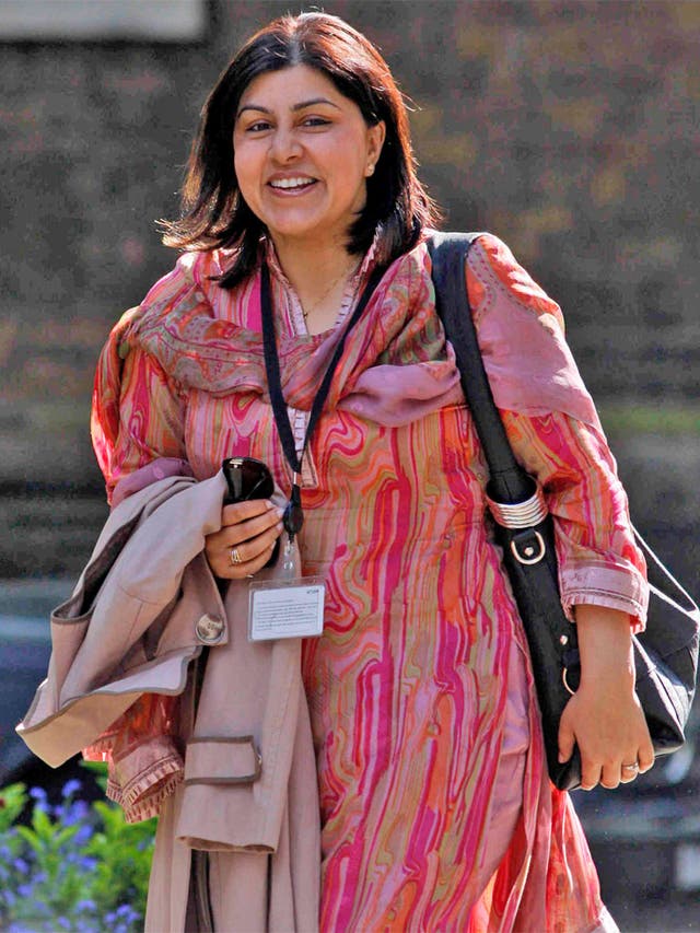 Tory party chairman, Baroness Warsi