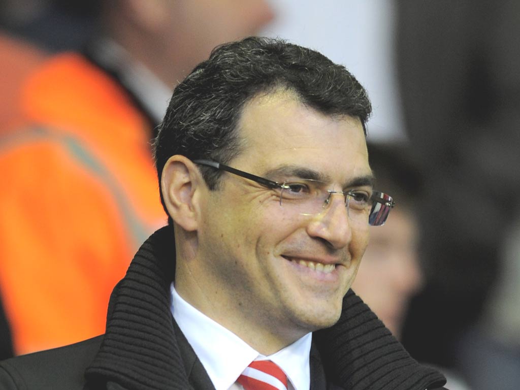 Damien Comolli joined Liverpool as a director of football strategy in November 2010