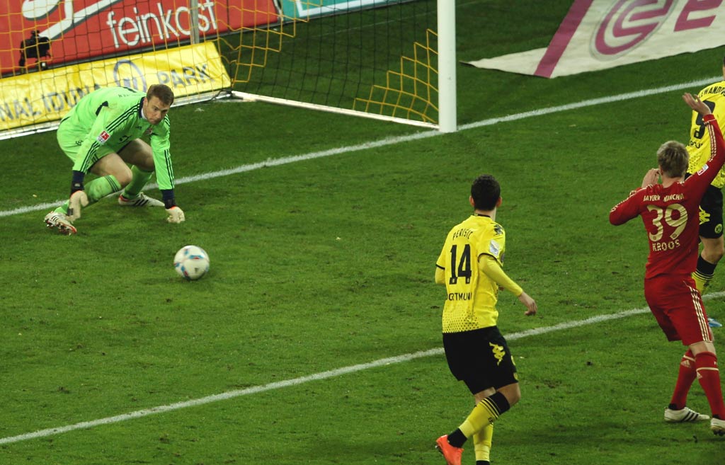 Robert Lewandowski struck the winner on 77 minutes