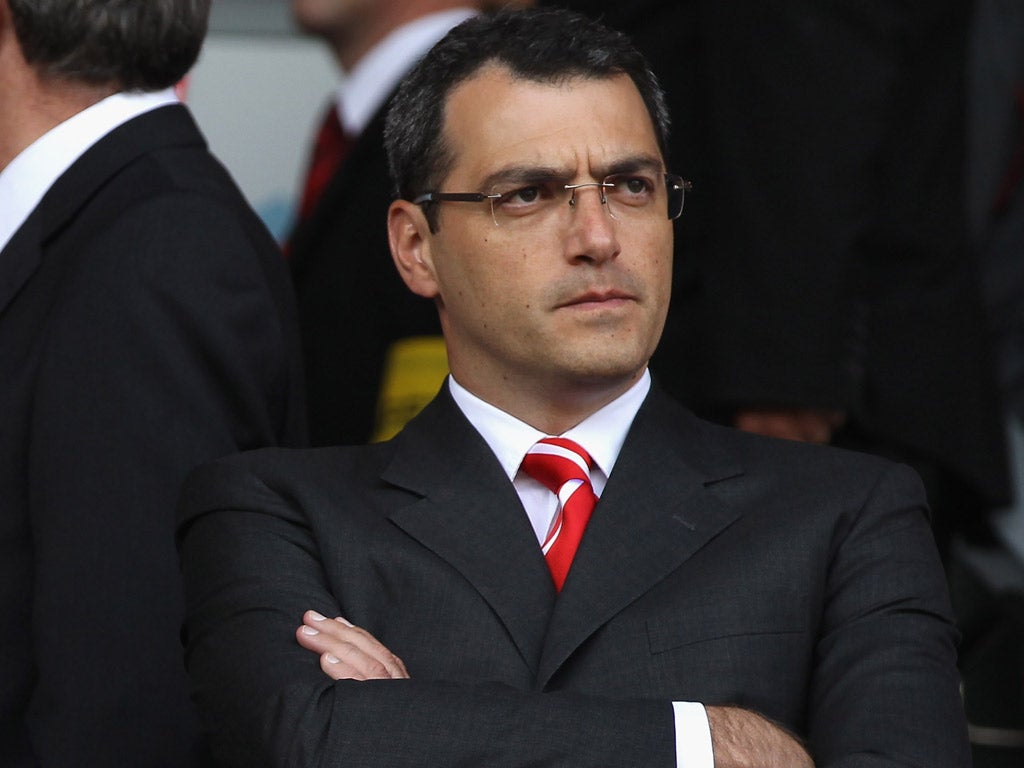 Damien Comolli, director of football at Liverpool