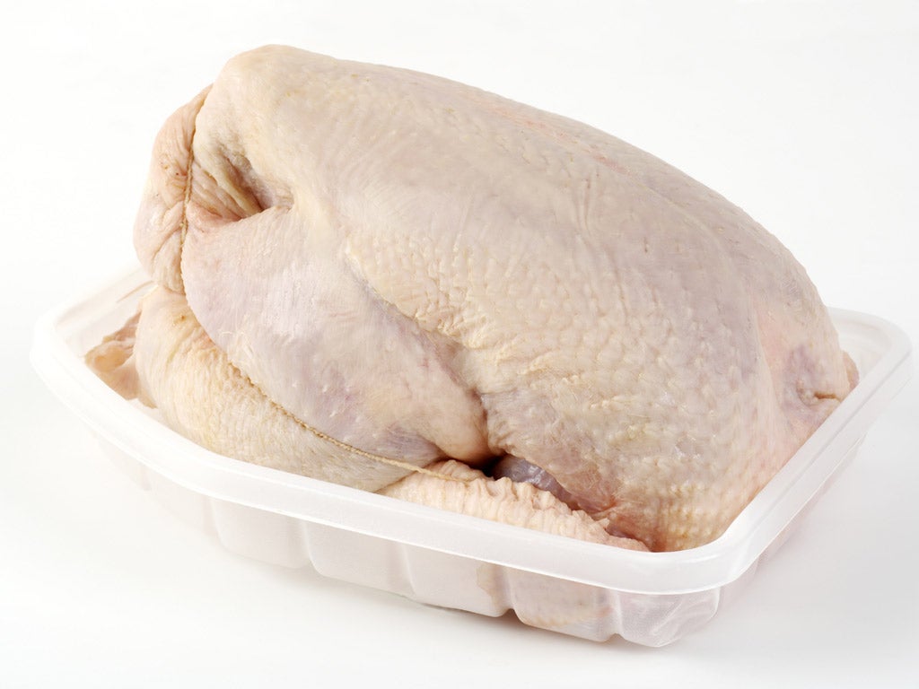 Up to three in four chickens bought in UK shops may contain the food bug