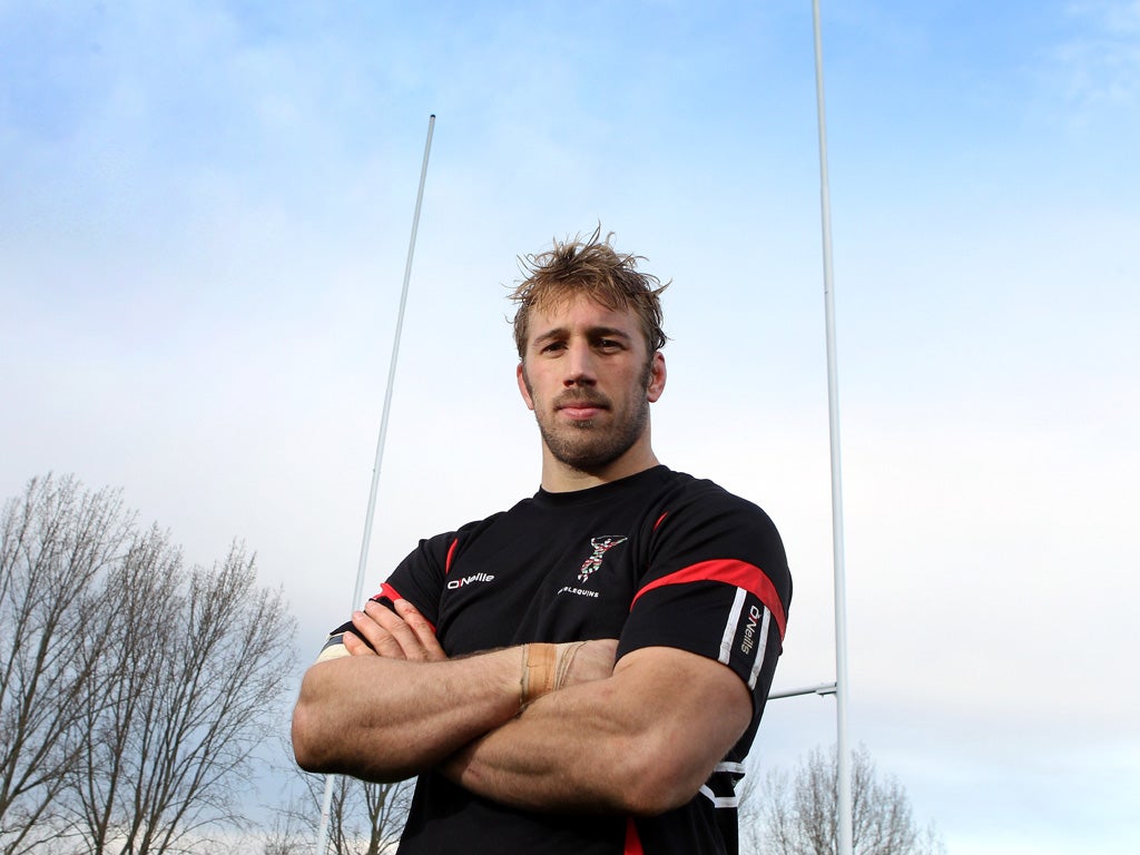 Chris Robshaw was handed the England captaincy by coach Stuart Lancaster